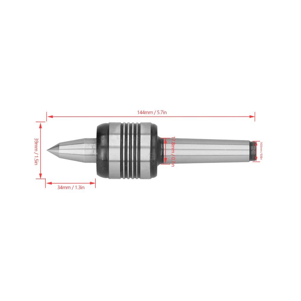 Triple Bearing Morse Taper Center 0.0002 Inch Precision Lathe Tool Tailstock Center CNC Lathes