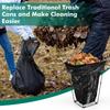 Robust Metal Leaf Bag Holder For 30-45 Gallon Garden Waste Flexible Frame Outdoor Trash Storage