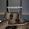 2/3-teiliges Bettwäsche-Set mit Leopardenmuster, 3D-Druck, inklusive 1 Bettbezug + 1/2 Kissenbezüge, Bettbezug-Set Queen/King-Size