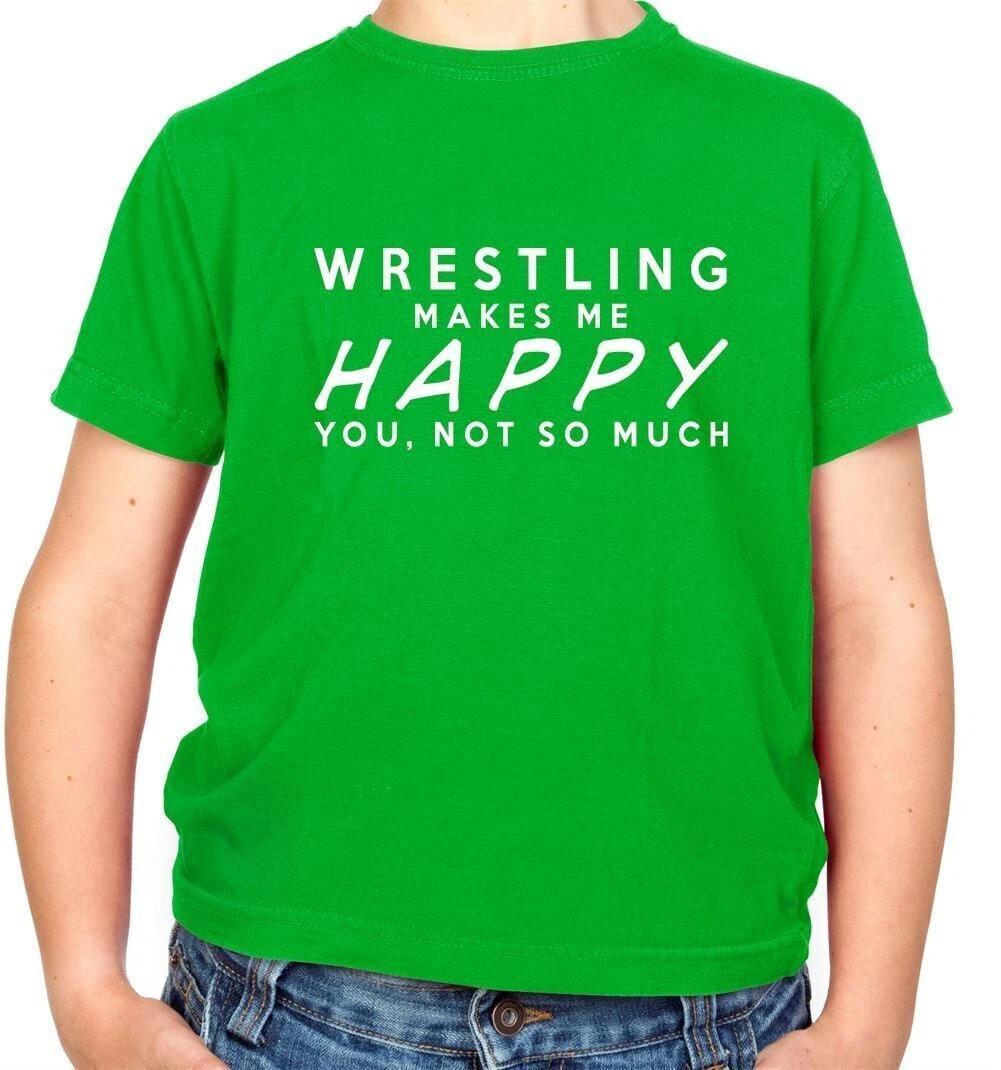 Wrestling Makes Me Happy - Kids - Wrestlers Funny Sumo Greco Roman 100