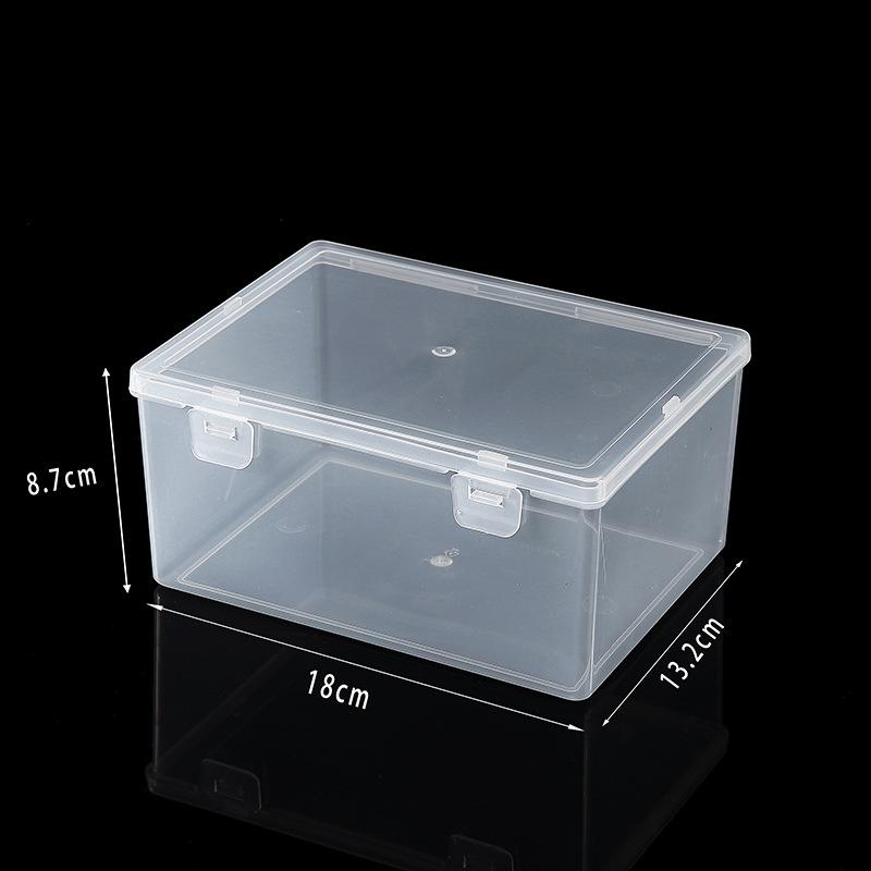 Rectangle Pp Transparent Plastic Box, Stationery Packaging Box, Electronic Components, Hardware Tools, Parts Box, Toy Storage Box