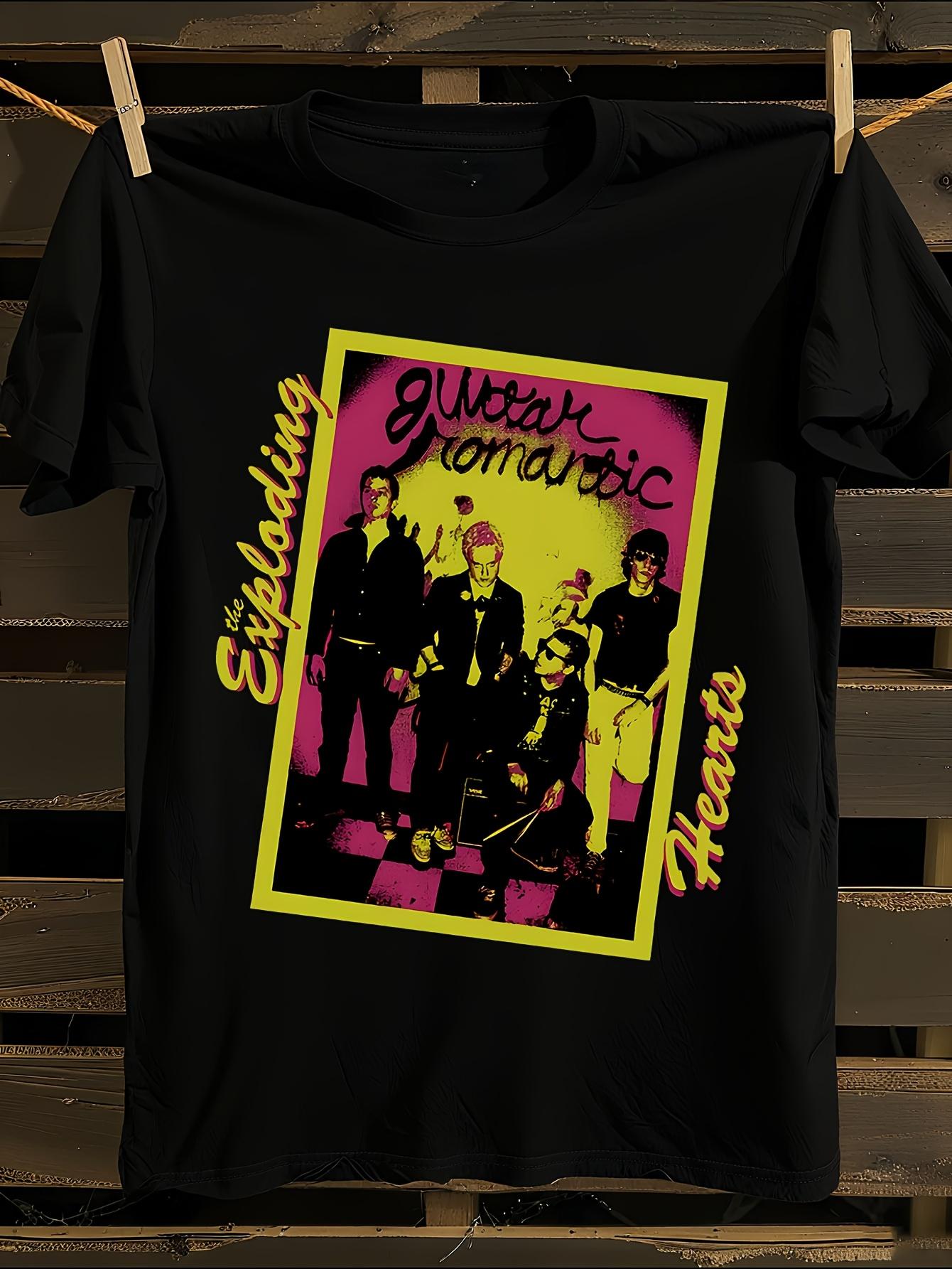 Винтажная футболка с логотипом The Exploding Hearts M