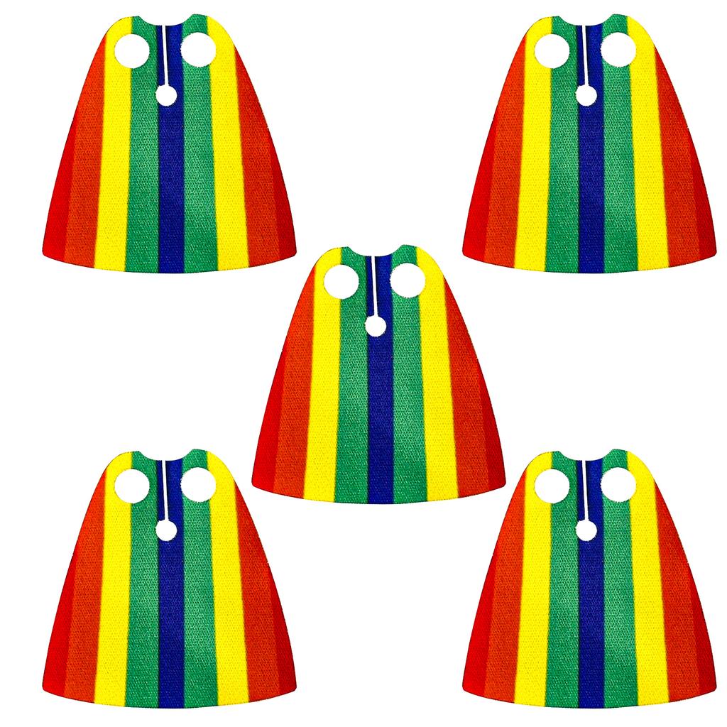 MOC Officer Cape Building Blocks Kit Medieval Lion Knights Figures Accessories Shawl Imitation Fur Cloak Bricks Toys Boys Gift