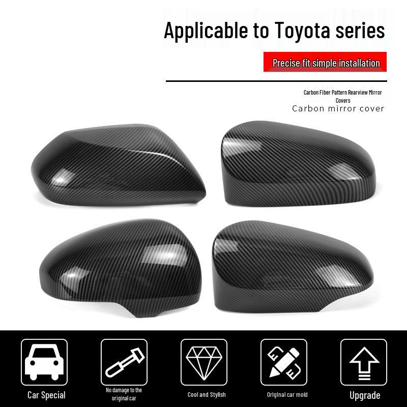 Kryt zpětného zrcátka z uhlíkových vláken pro Toyota Corolla, Levin, Yaris a Camry