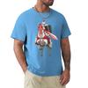 Medieval Knight In Armor On Horse T-Shirt Summer Tops Animal Prinfor Boys New Edition Fruit Of The Loom Mens T Shirts