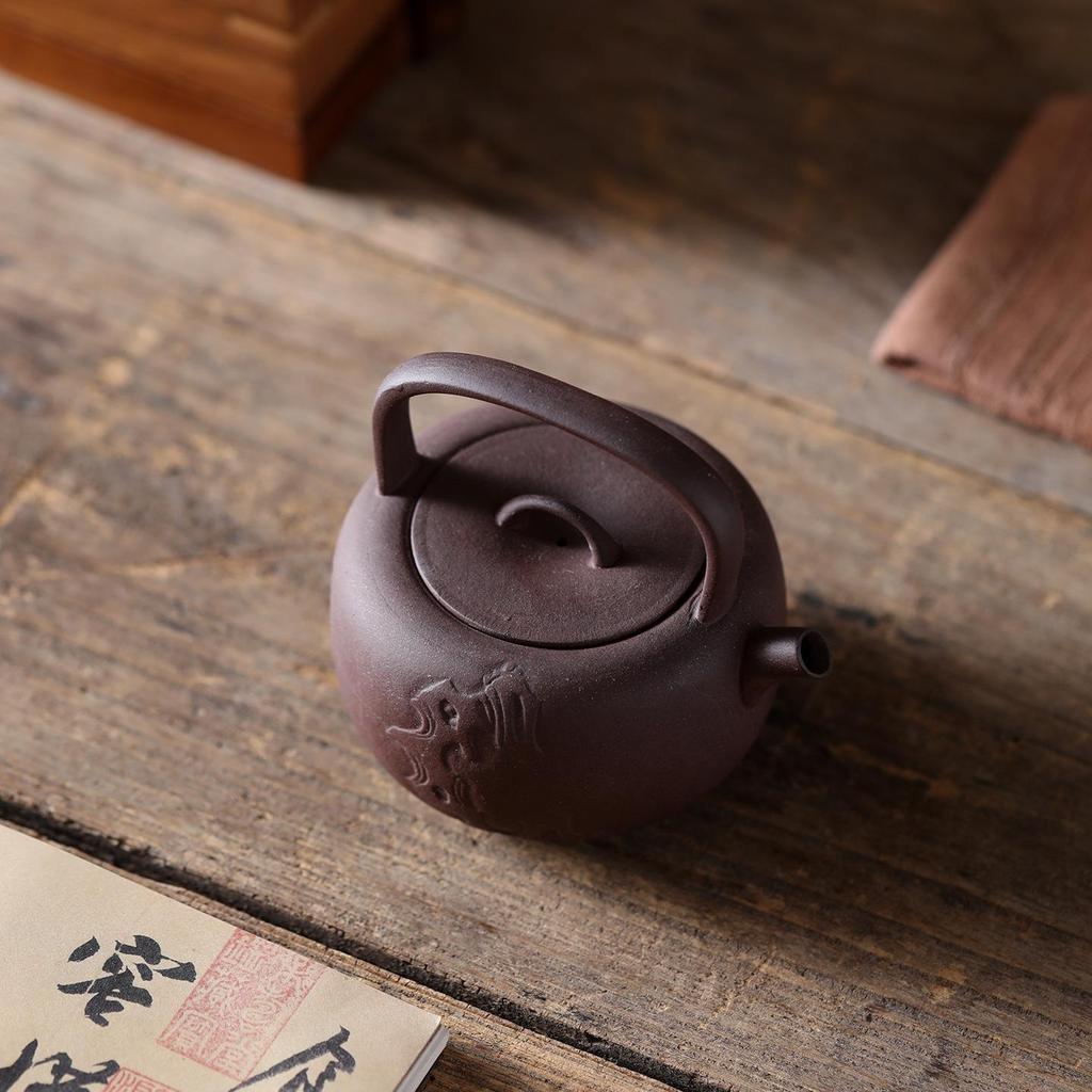 Zequan Purple Clay Ceramic Teapot - Handmade Traditional Gongfu Tea Set for Home Use