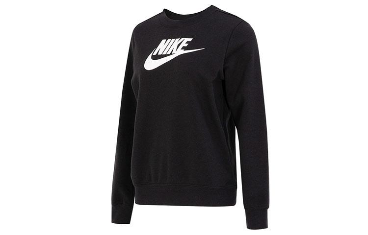 

Nike Sweatshirts Women s Black Crew Neck Moderate Regular DQ5833-010 XS