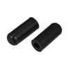 X AUTOHAUX 5pcs 4mm 0.16" Silicone Hose Cap Intake Vacuum Hose Tube End Plug Car Black