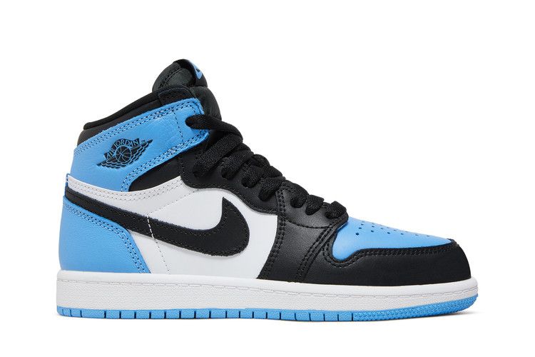 Kids' Sneakers Nike Jordan 1 Retro High OG UNC Toe (PS) University Blue/Black/White