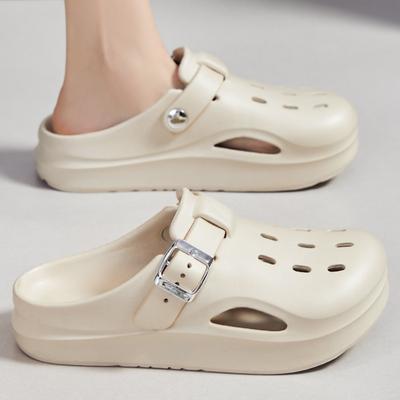 Damen Schuhe EVA Perforierte Schuhe Sommer Neue Modische Slipper für Draußen Freizeit Schuhe Vielseitige Atmungsaktive Sandalen
