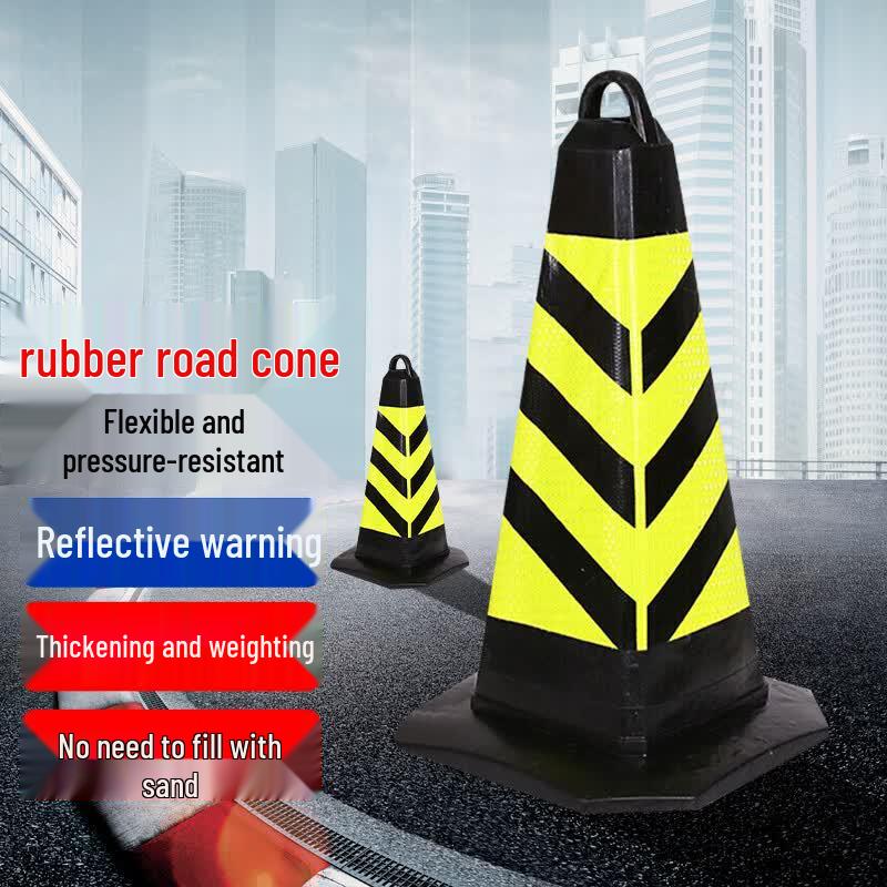Reflective Rubber Traffic Cone