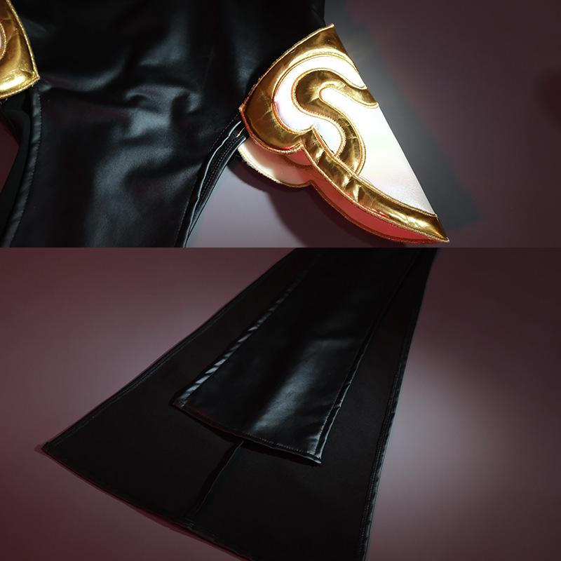 Original Genshin Impact Shenhe Nun Cosplay Costume Women Uniform Halloween Nun Dress Black Apparel Masquerade Outfits