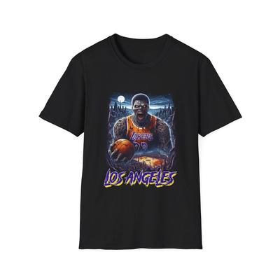 T-shirt Mashup Horreur des Lakers de Los Angeles