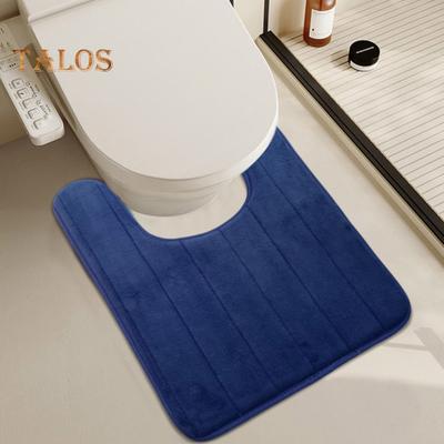 Tappetino da pavimento a forma di U, resistente all'usura, antiscivolo, super assorbente, facile da pulire, asciugatura rapida, tappetino per il bagno