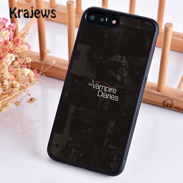 Krajews The Vampire Diaries Printed Phone Case Cover For IPhone 18 17 Air 16 15 14 Plus 11 12 13 Pro Max Coque Fundas
