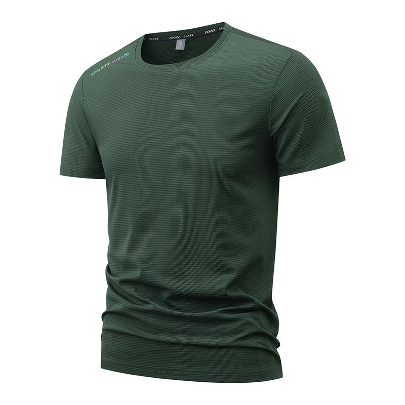 Extra Large Size Men's Short-sleeved Quick-drying T-shirt Loose Casual Plus Size Plus Size Half-sleeved T-shirt