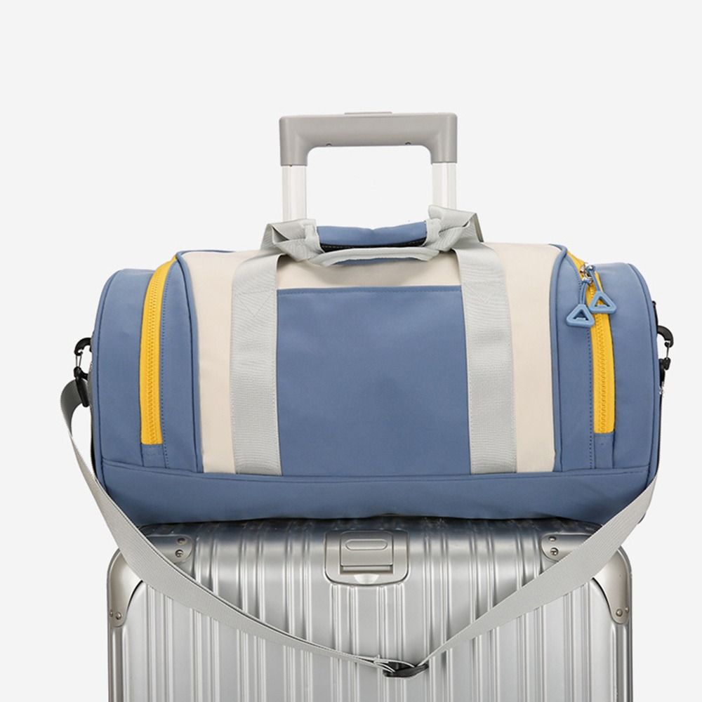 Oxford Cloth Gym Bag Waterproof Luggage Bag Portable Yoga Sports Bag