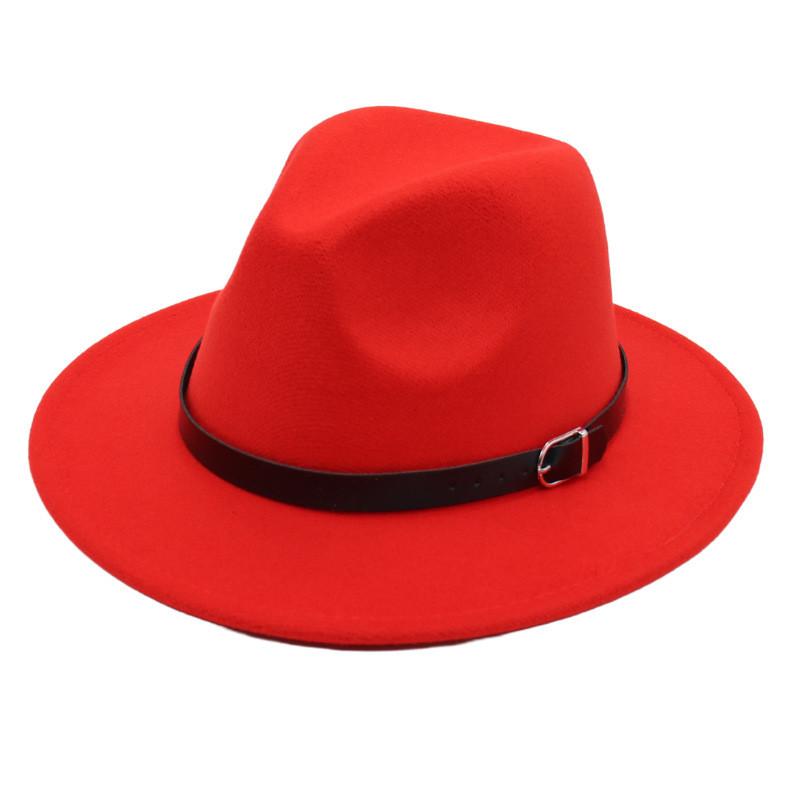 Ethnic Style Vintage Fedora Hat With Wide Brim For Women And Men