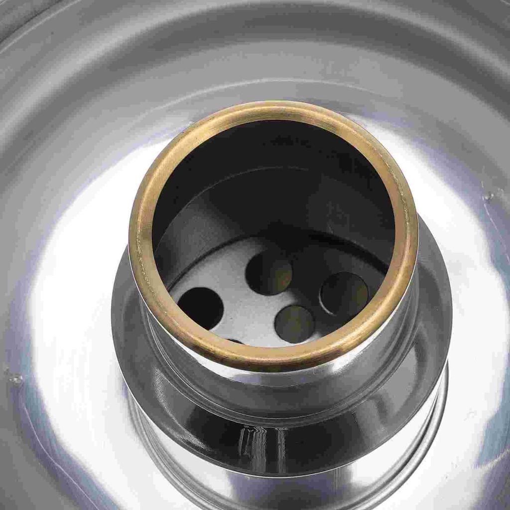 Double Handle Hot Pot Sturdy Stainless Steel Cookware Portable Cooker With Alcohol Stove Cookware with Alcohol Stove