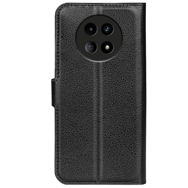 For Realme 12 5G Case Litchi Texture Wallet Cell Phone Cover with Magnetic Clasp