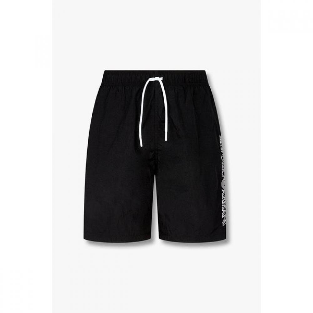 Emporio Armani Men S Stitch Logo Nylon Swim ShortS 0816121152 M(100)