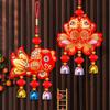 2026 Chinese Lunar New Year Hanging Pendant Decorations Spring Festival Chinese Knot with Tassel 3d Wall Door Ornament