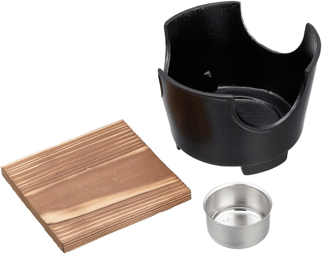 Endo Shoji Commercial Yamato Hot Pot Stove Set (Aluminum) Medium (for 21cm and 24cm Pots) Aluminum Made In Japan QYM04002