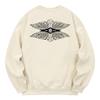 KAN6312 Kmc0077 Good And Evil Fleece-Lined Sweatshirt - Cream