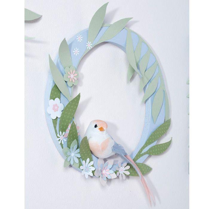 12 Paper Feather Birds - Pastel Colors