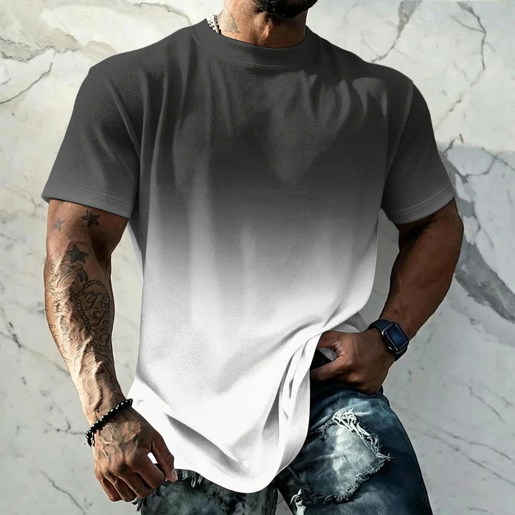 Men's Vintage Short Sleeve T Shirt Loose Fit Breathable Summer Sports Streetwear Casual Everyday Top