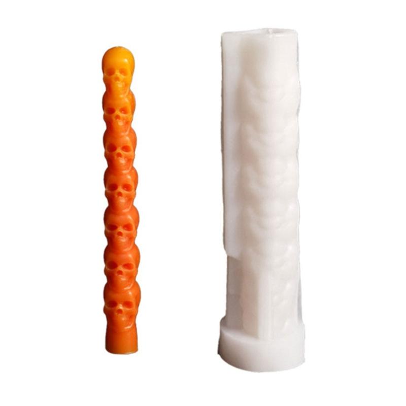 Pumpkins Candle Holder Molds Silicone Molds Candle Molds Epoxy Resin Molds Stacked Skull Castings Molds Plasters Molds