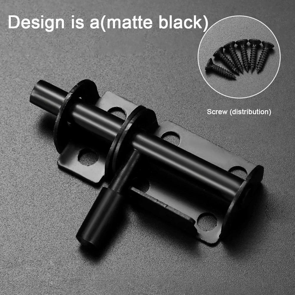 Stainless Steel Door Latch Solid Sliding Door Bolts Latch Hasp Home Hardware Gate Safety Toilet Wooden Door Lock Bolts