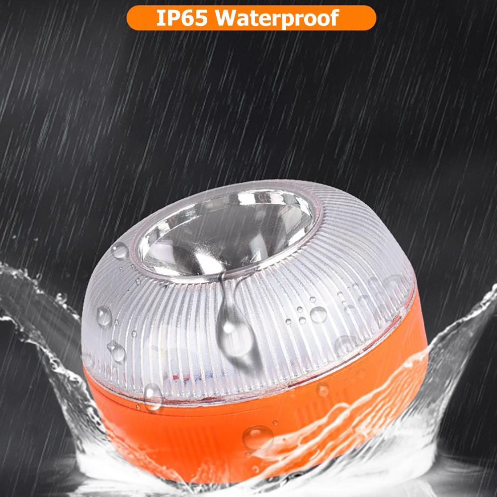 LED Auto Notfall Licht V16 Homologiert Dgt Genehmigt Auto Notfall Beacon Licht Wiederaufladbare Magnetische Induktion