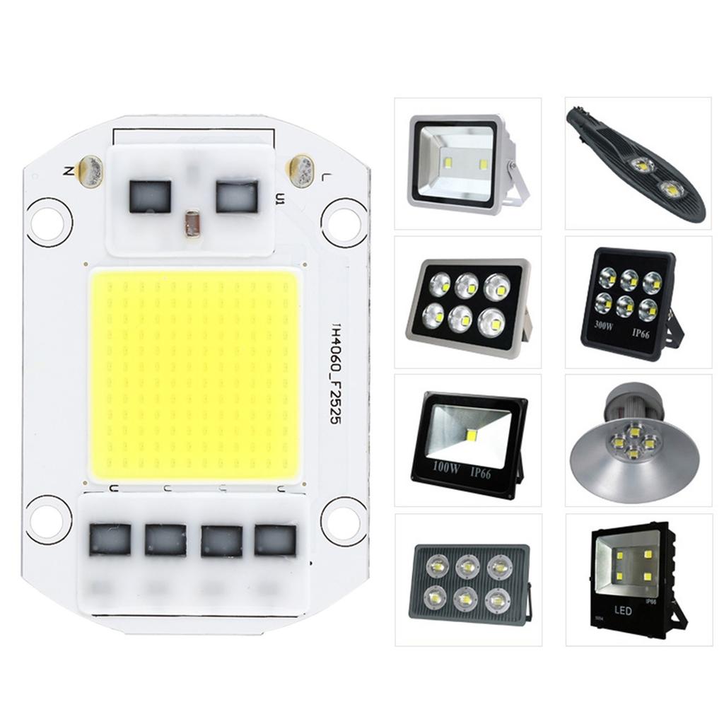 2PCS COB LED Light Chip 100W High Power LED Chip Bead for Spotlight Floodlight Replacement Cold White
