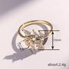 Geometric Design Ring Woman, Niche Personalized Design Jewelry, Leaf Water Drop Ring