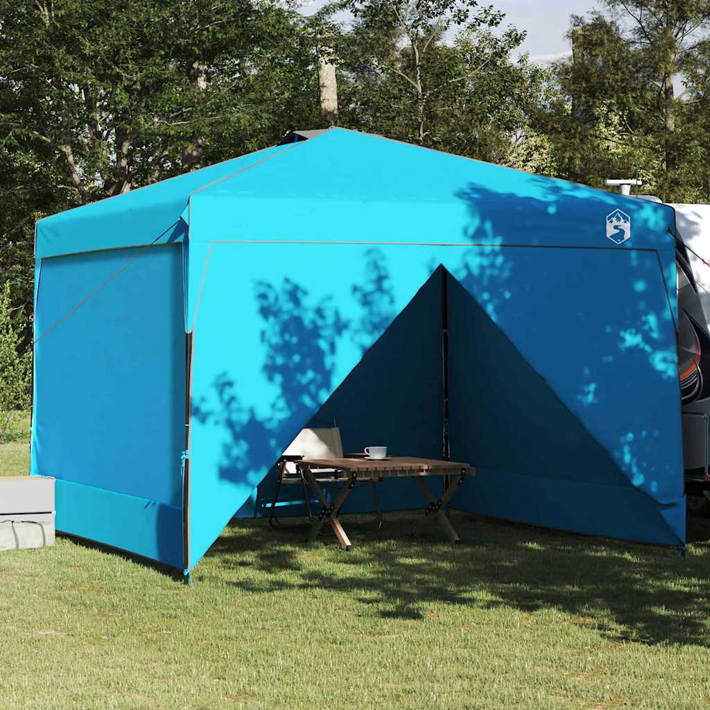 Pop Up Gazebo Tent Blue 290 X 290 X 251 Cm Fabric