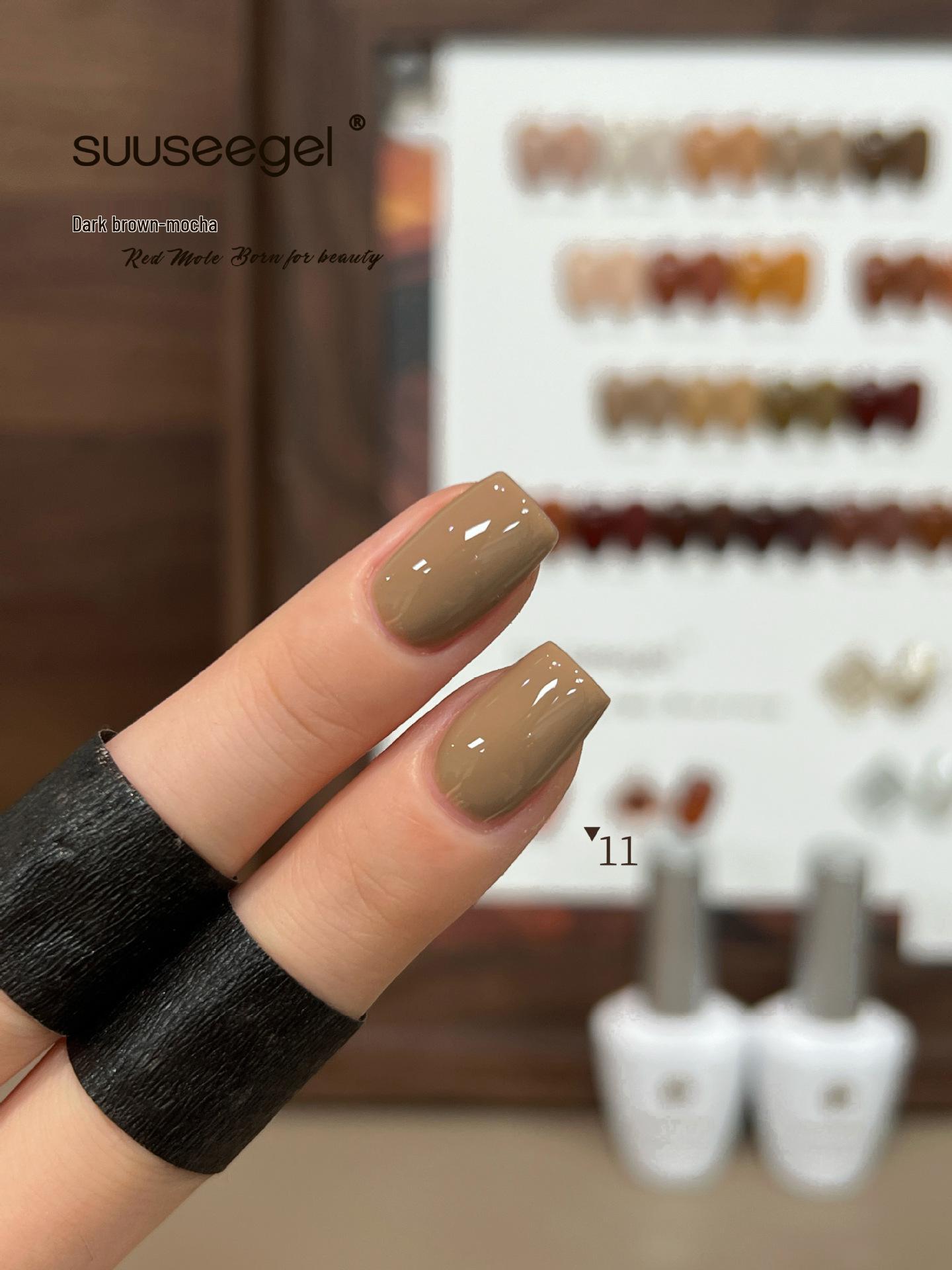 

Янтарный Платиновый Карамельный Мокко Молочный Чай УФ Гель для Ногтей - 24 Новых Цвета для Ногтей Салонного Качества