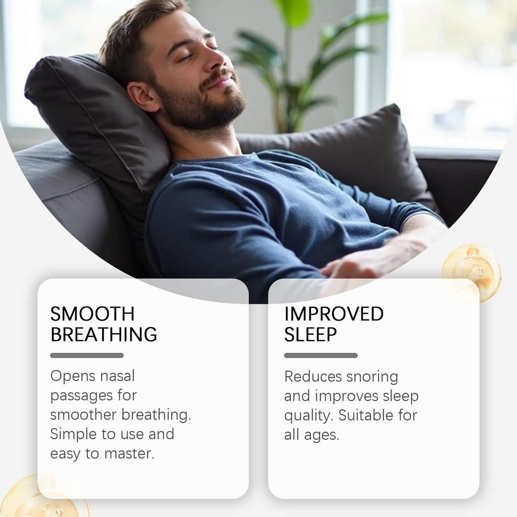 Anti-Schnarch-Naseninhalatoren verbessern die Atmungspflege, helfen beim Schnarchen und sorgen für einen ruhigen Schlaf, 1 ml