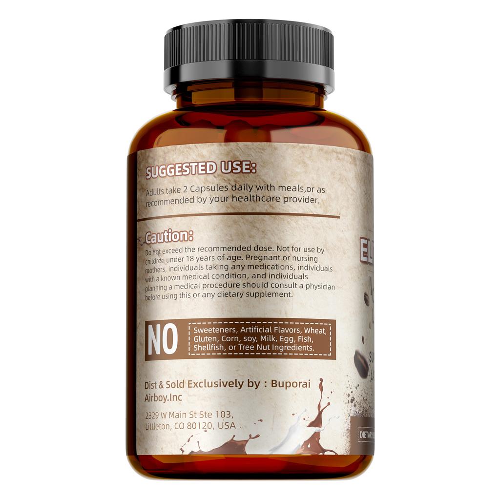Caffeine capsules containing L-theanine provide focused energy, enhance cognitive abilities, and are suitable for adults.