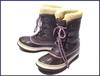 Made In Canada / Waterproof Leather Snow Boots with Inner Lining Purple /21.5cm/(USED)