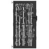 Garden Gate Black 85 X 200 Cm Powder Coated Steel