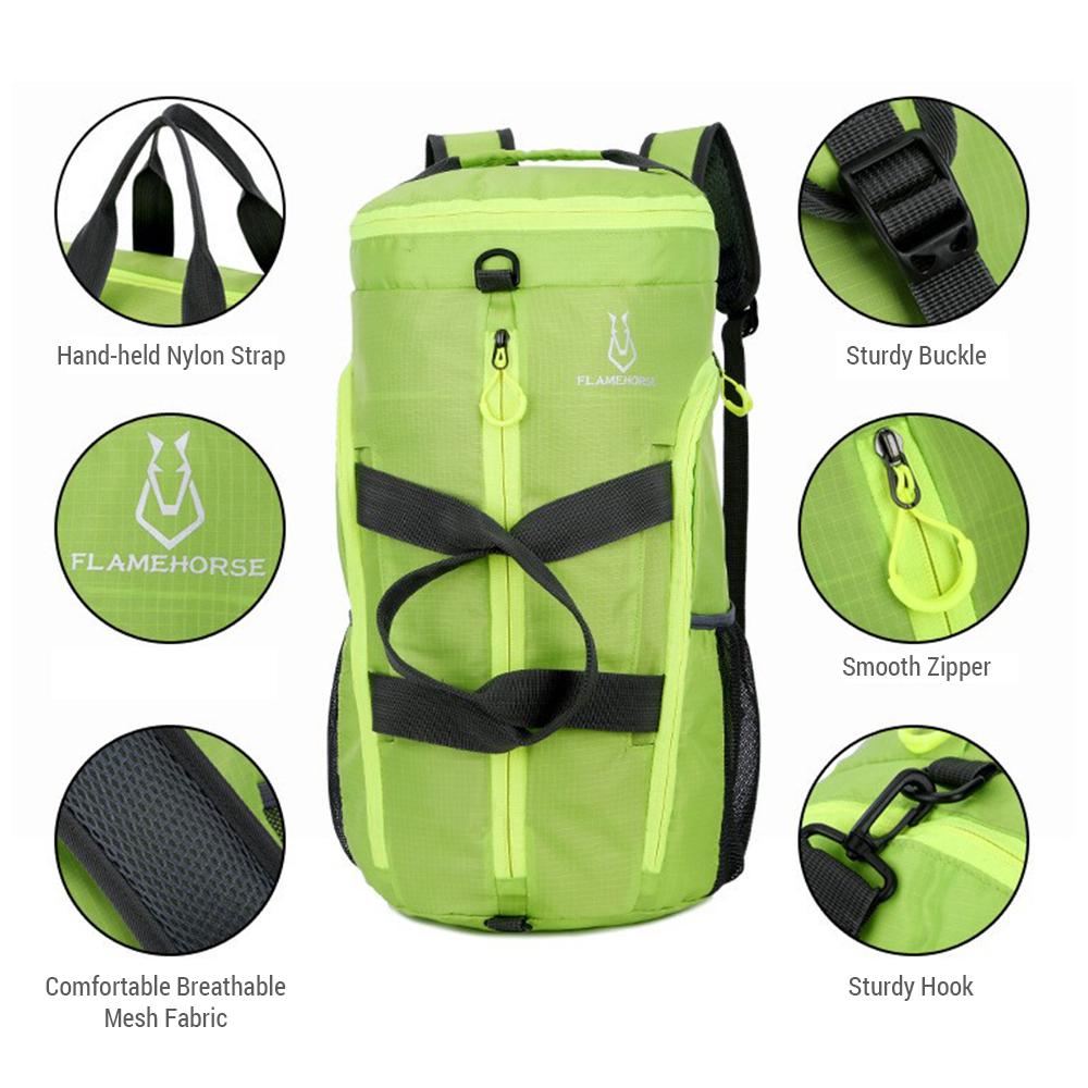 Foldable Travel Bag Nylon Duffel Bag for Traveling Gym Bag for Men and Women Sports Tote Gym Bag