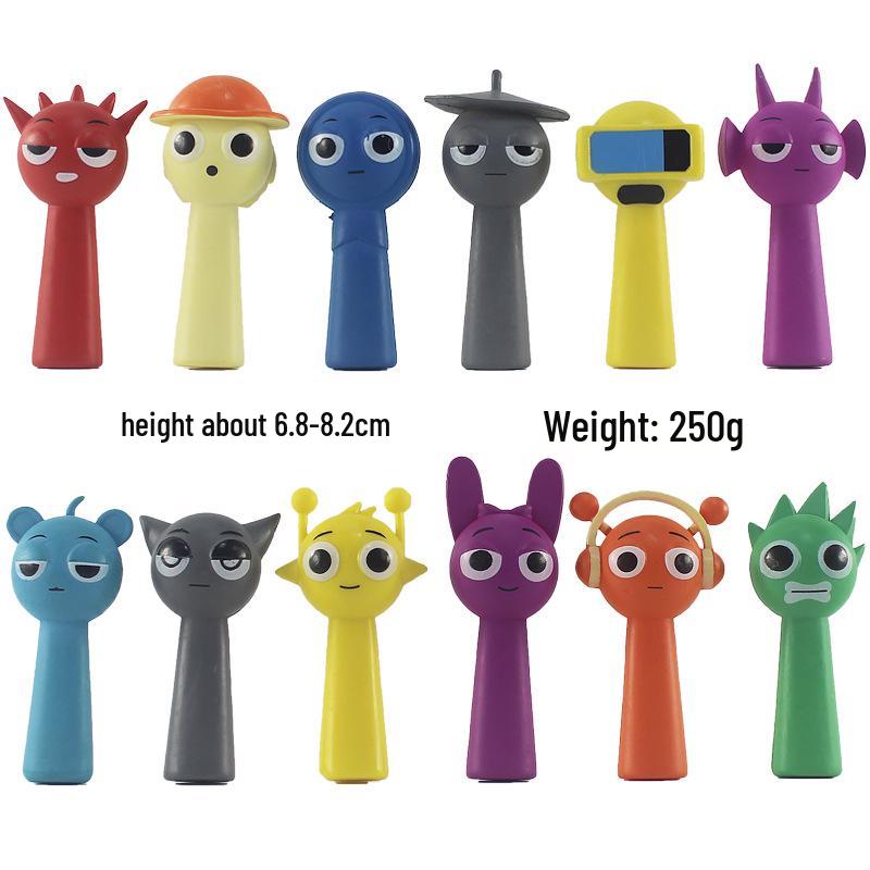 

7-8CM Rhythm Box Figurine Ornament - 12 Styles