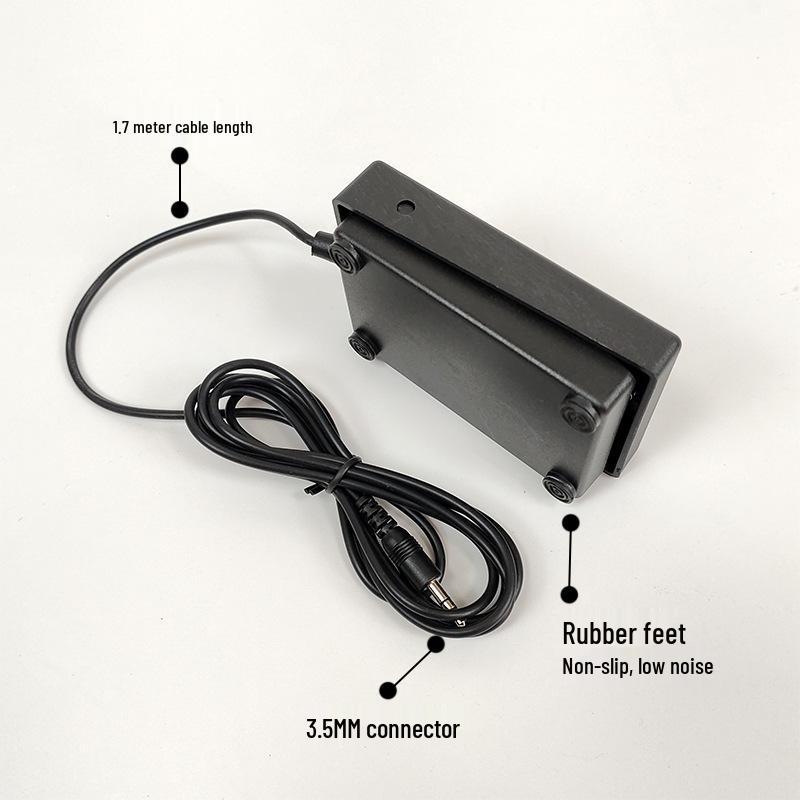 Meilusi Yongmei Universal Sustain Pedal for Electric Piano, Drum, MIDI Keyboard