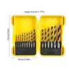15Pcs Professional Woodworking Drill Bits Multiple Size Helical Tip For Precise Wood Drilling Cabinet Making & Doweling