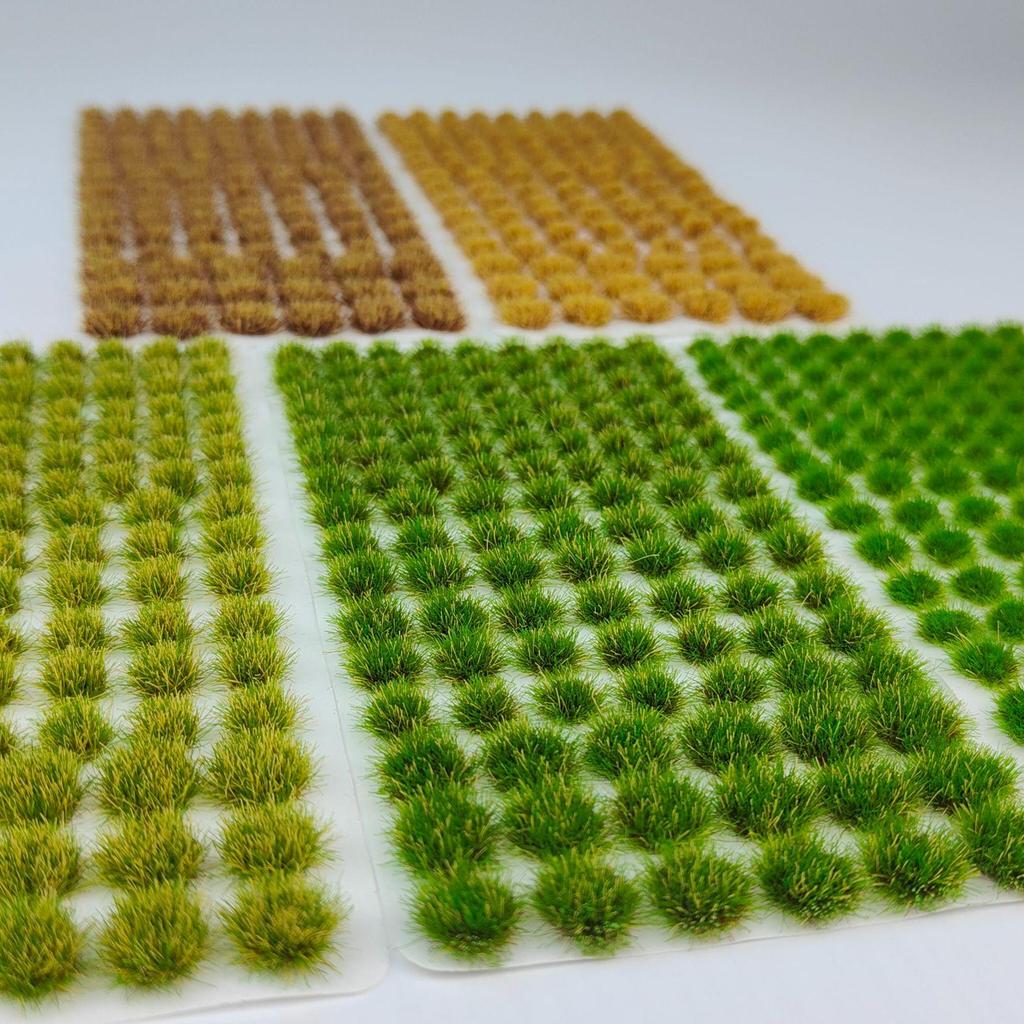 5mm Model Train Static Grass Tufts for DIY Miniature Landscape Scenes