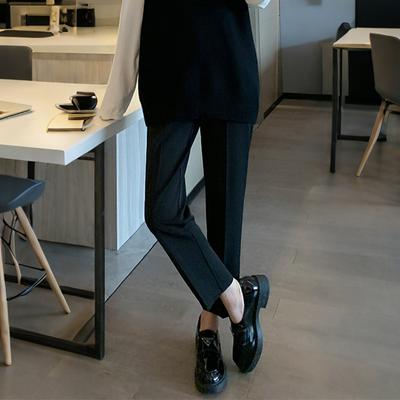 Spring and Autumn Thin Outer Wear Does Not Restrain The Stomach Casual Loose Straight Suit Belly Support Leggings