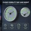 30cm Diameter Silent Quartz Clock Plastic Frame Luminous Wall Clock Wall Mounted Clock  Night Use