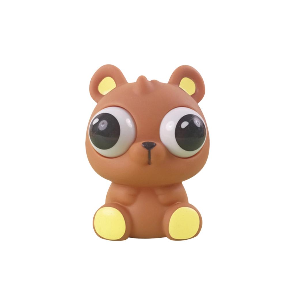 Staring Animal Stress-Relieving Ball, Soft Rubber Bubble, Suitable For Children's Gifts.