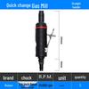 Pneumatic Quick-Change Air Grinder: Right Angle/Straight Shank, Small Engraving/Inner Circle Polisher, 6mm